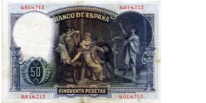 Banknote from Spain