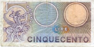 Banknote from Italy