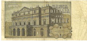 Banknote from Italy