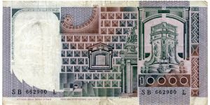 Banknote from Italy