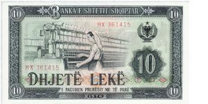 10 Leke P43a Banknote