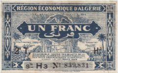 1 Franc P101 Banknote
