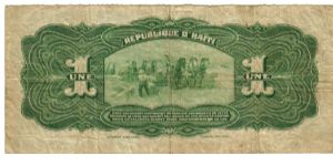 Banknote from Haiti