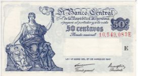 50 Centavos P256 Banknote