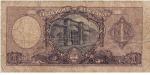 Banknote from Argentina