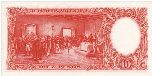 Banknote from Argentina