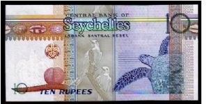 Banknote from Seychelles