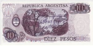 Banknote from Argentina