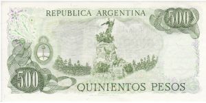 Banknote from Argentina