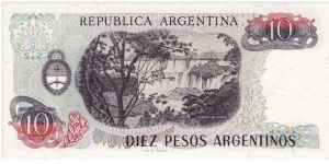 Banknote from Argentina