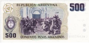 Banknote from Argentina