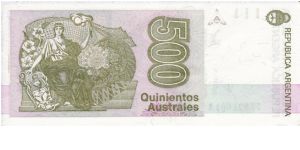 Banknote from Argentina