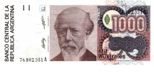 1000 Australes P329a Banknote