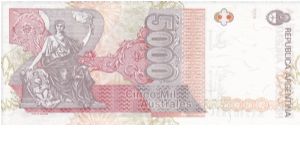 Banknote from Argentina