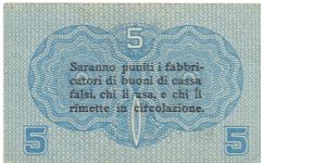 Banknote from Italy