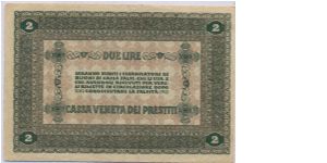 Banknote from Italy