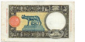 Banknote from Italy