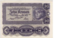 10 Kronen P75 Banknote