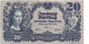 20 Schilling P116 Banknote