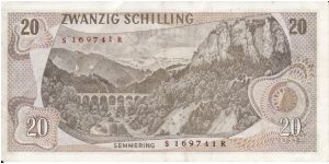 Banknote from Austria