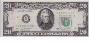 1981 $20 CHICAGO FRN Banknote