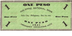 Banknote from Philippines