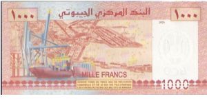 Banknote from Djibouti