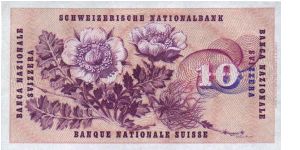 Banknote from Switzerland