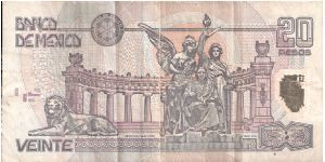 Banknote from Mexico