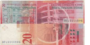 Banknote from Switzerland