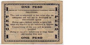 Banknote from Philippines