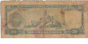 Banknote from Venezuela