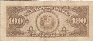 Banknote from Venezuela