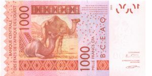 Banknote from West African States