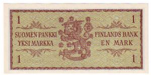 Banknote from Finland