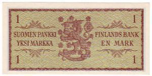 Banknote from Finland