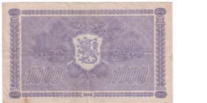 Banknote from Finland