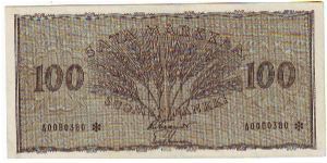 100 markkaa 1955
The replacement of banknotes (asterisk)
	
This note is made of 1955 Banknote