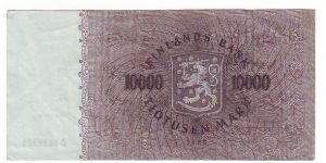 Banknote from Finland