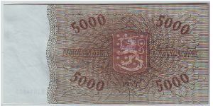 Banknote from Finland