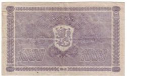 Banknote from Finland