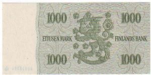 Banknote from Finland