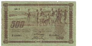 500 Markkaa Litt. C Serie F

Banknote size 204 X 120mm (inch 8,031 X 4,724)


This note is made of 24.09.-14.10. 1941 Banknote