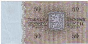 Banknote from Finland