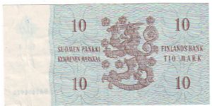 Banknote from Finland