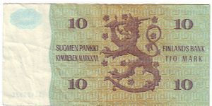 Banknote from Finland