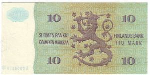 Banknote from Finland