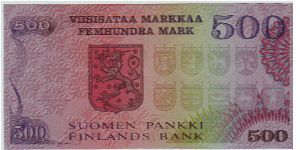 Banknote from Finland