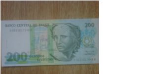 Brasil 200 Cruzeiros Banknote