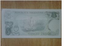 Banknote from Argentina